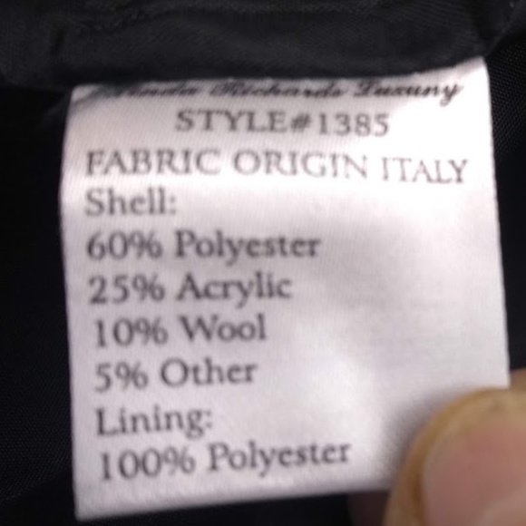 Linda Richards Floral Brocade 37" Coat - Picture 3 of 3